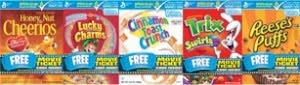 General Mills Movie Ticket Promo